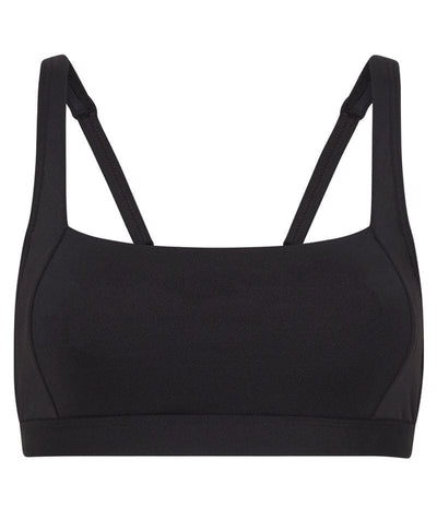 Sea Level Eco Essentials Square Neck Bikini Top - Black Swim 