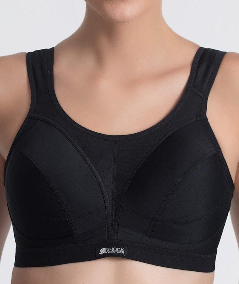 Shock Absorber Active D+ Classic Support Wirefree Sports Bra - Black Bras 