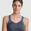 Shock Absorber Active Multisport Wire-Free Support Bra - Dark Grey