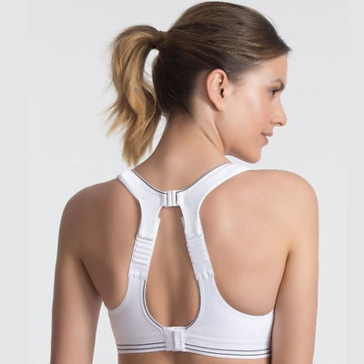 Shock Absorber Ultimate Run Sports Bra - White/Silver Bras 