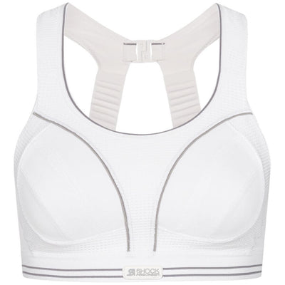 Shock Absorber Ultimate Run Sports Bra - White/Silver Bras 