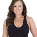 Sonsee High Back Comfort Wire-Free Bra - Black