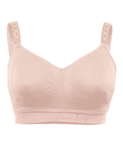 Sugar Candy Fuller Bust Seamless F-HH Cup Wirefree Lounge Bra - Beige Bras 