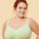 Sugar Candy Fuller Bust Seamless F-Hh Cup Wire-Free Lounge Bra - Mint Green