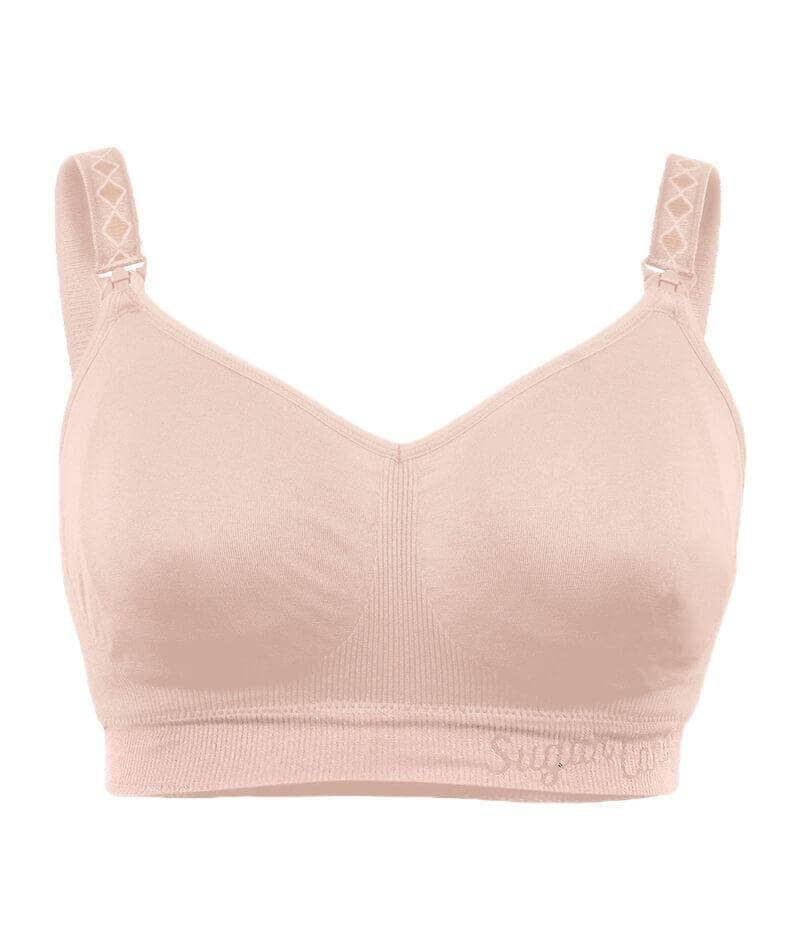 Sugar Candy Fuller Seamless Wirefree Nursing Bra - Beige Bras 