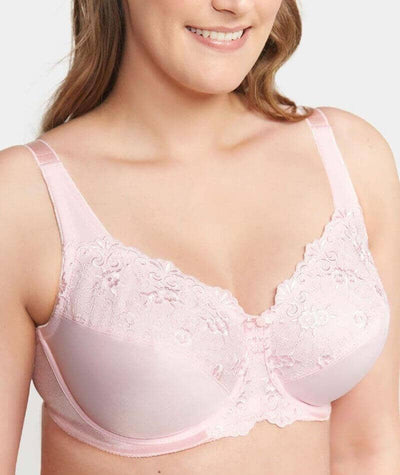 Triumph Embroidered Minimizer Bra - Baby's Cheek Bras 