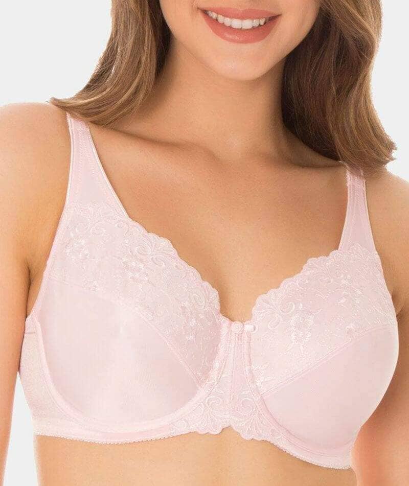 Triumph Embroidered Minimizer Bra - Baby's Cheek Bras 