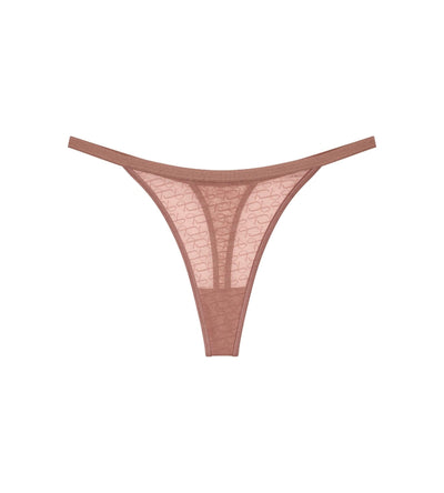 Triumph Signature Sheer String Brief - Toasted Almond Knickers 