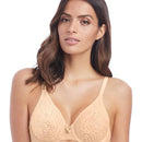 Wacoal Halo Lace Moulded Underwire Bra - Nude